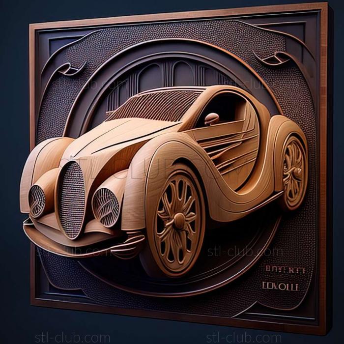 3D мадэль Bugatti 16C Galibier (STL)